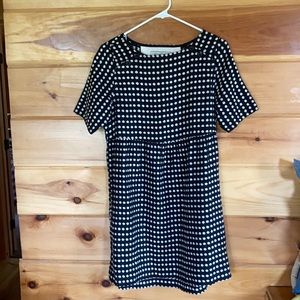 Ace & Jig Black Polka Dot Linen Cotton Mini Dress
